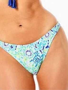 Lilly Pulitzer Pico High Cut Bikini Bottom NWT - Size 14